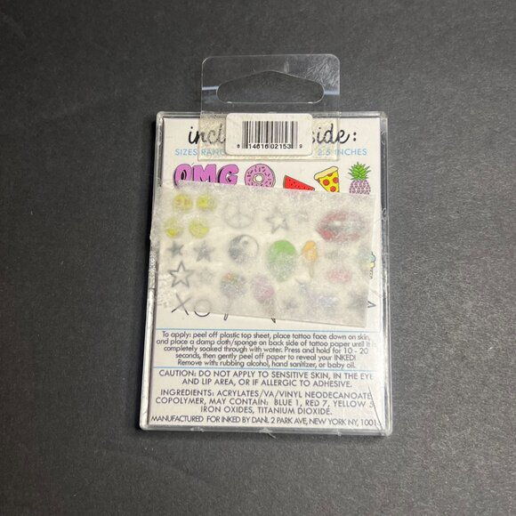 Inked by Dani 20 Hand Drawn Trendy Pack of Waterproof Temporary Tattoos - Picture 4 of 4